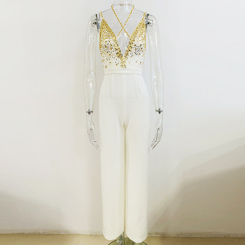 Adea Gold Jumpsuit