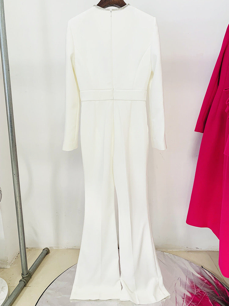 Petra Luxury White Jumpsuit