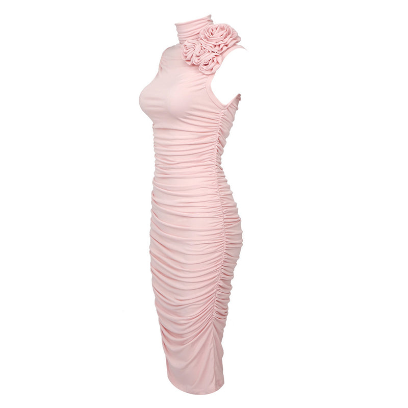 Sally light Pink Glamour Bandage Dress